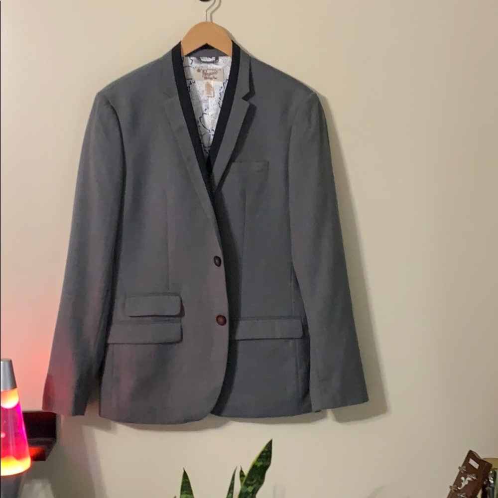 L Penguin Gray Suit Jacket